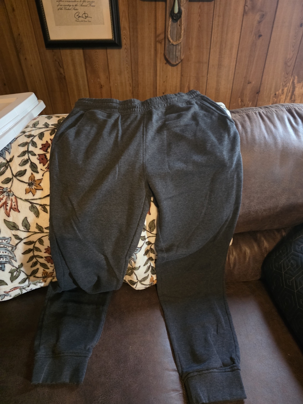 South Pole Dark Gray Men's Track Joggers